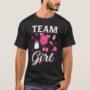 Cute Team Girl Gender Reveal Team Pink T-Shirt