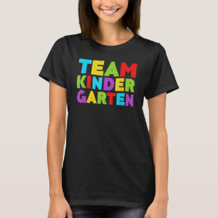 Cute Team Kindergarten Teacher Students  Back To S T-Shirt