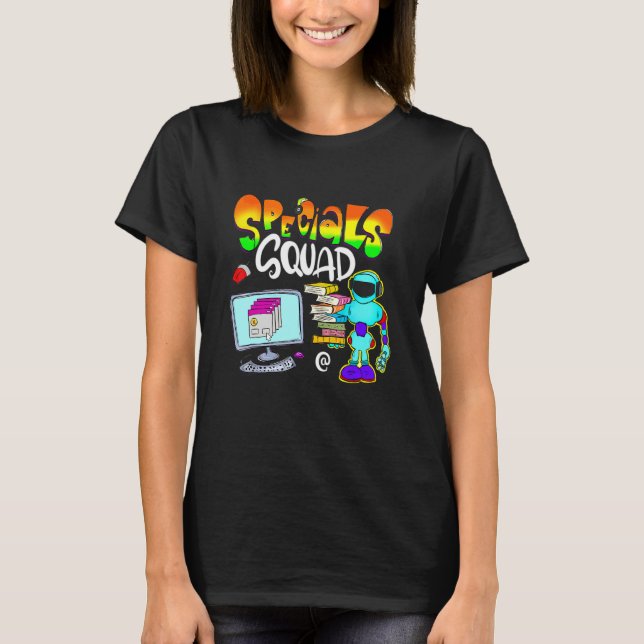 Cute Technology Computer Teacher Back To School 1 T-Shirt (Front)