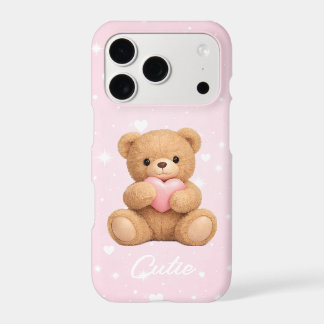 Cute Teddy Bear Aesthetic Phone Case