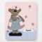 Cute Teddy Bear Angel Custom Mouse Pad for Nurse