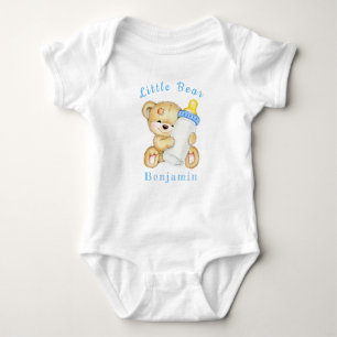 Cute Teddy Bear Baby Shower Baby Bodysuit