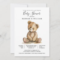 Cute Teddy Bear Baby Shower