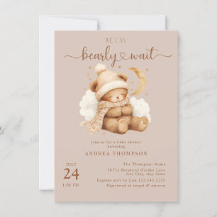 Cute Teddy Bear Baby Shower Invitations