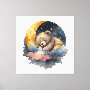 Cute Teddy Bear Canvas Print