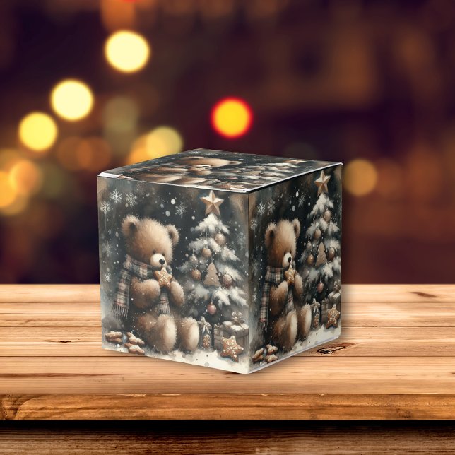 Cute Teddy Bear Christmas Favour Box (Creator Uploaded)