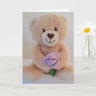 Cute Teddy Bear Congratulations on Your New Baby Card