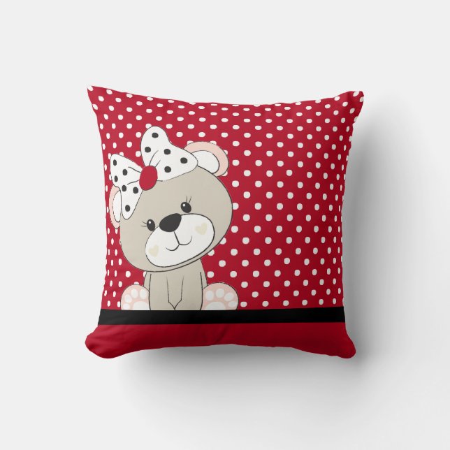 cute teddy bear cushion (Front)