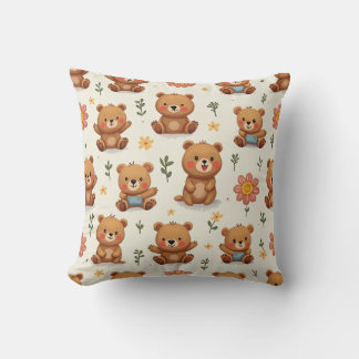 Cute teddy bear cushion