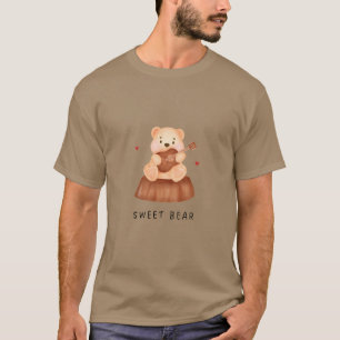 Cute Teddy Bear Graphic T-Shirt Adorable Aesthet