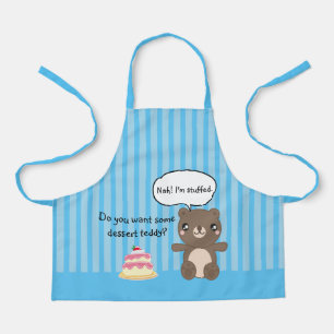 Cute Teddy Bear Kids Funny Joke  Apron