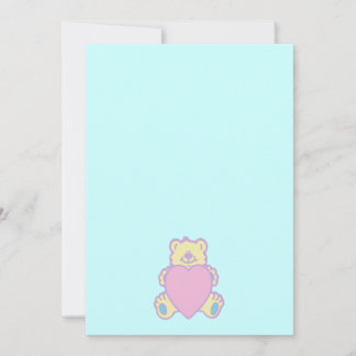 Cute Teddy Bear Love Heart