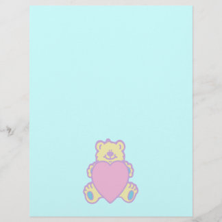 Cute Teddy Bear Love Heart Flyer