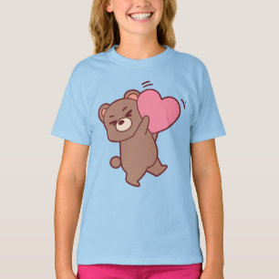 Cute Teddy Bear Love T-Shirt Adorable Couple Bea