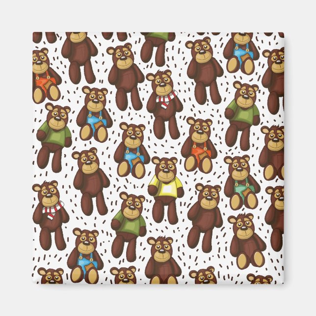 Cute teddy Bear Magnet (Front)
