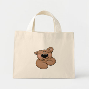 Cute Teddy Bear Mini Tote Bag
