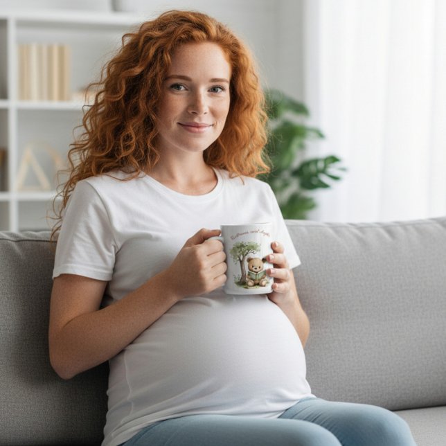 Cute Teddy Bear Reading Book Next Chapter Mom Gift Coffee Mug (Creator Uploaded)