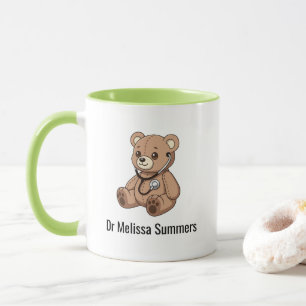 Cute Teddy Bear Stethoscope Doctor Paediatrician Mug