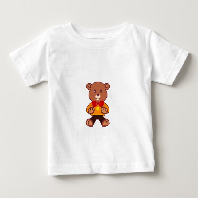 Cute Teddy Bear T-Shirt (Front)