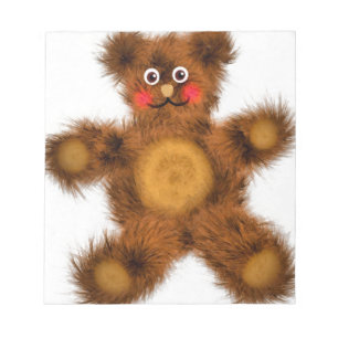Cute Teddy Bear Toy Children Baby Shower Notepad