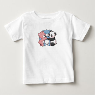 Cute Teddy Bears with Panda Baby T-Shirt