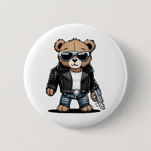 Cute Teddy Memes 6 Cm Round Badge
