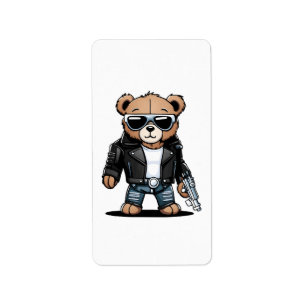 Cute Teddy Memes Label