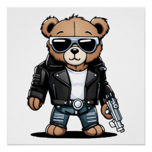 Cute Teddy Memes Poster