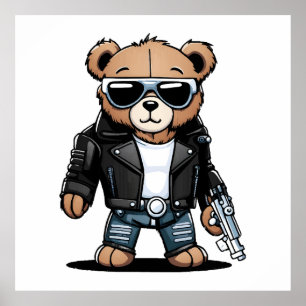 Cute Teddy Memes Poster