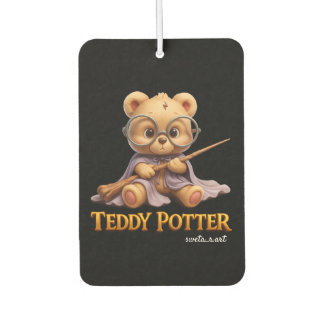 Cute Teddy Wizard Car Air Freshener