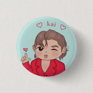 Cute Teen Kpop  3 Cm Round Badge