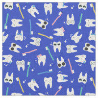 Cute Teeth Toothbrush Paediatrics Dentistry Blue