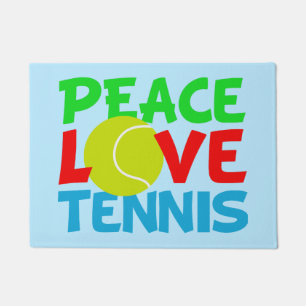 Cute Tennis blue Doormat
