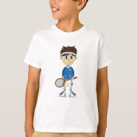 Cute Tennis Boy Tee