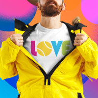 Cute Tennis  LOVE - adult 