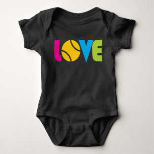 Cute Tennis  LOVE -    Baby Bodysuit