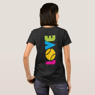 Cute Tennis LOVE , custom name T-Shirt