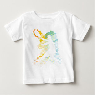 Cute Tennis sport T shirt for baby