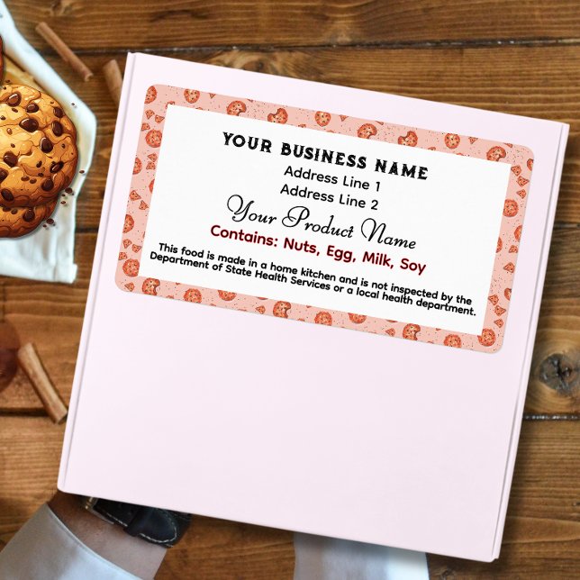 Cute Texas Cottage Food Law labels cookies (Creator Uploaded)