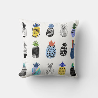 Cute textured pineapples, vintage collection. cushion