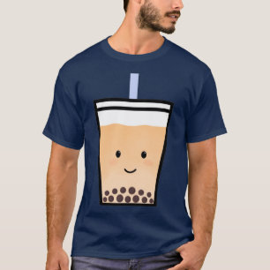 cute Thai tea bubble boba tea design T-Shirt
