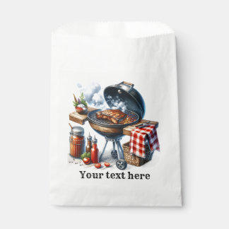 Cute thank you bbq party favour bags
