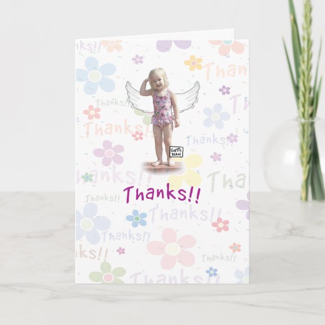 Cute Thank You Card (Front)