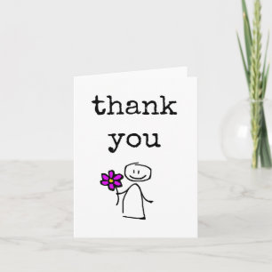 Cute Thank You Card, Simple Design Card