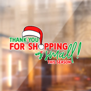 Cute thank you Christmas shop