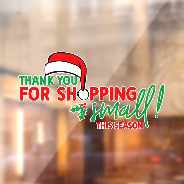 Cute thank you Christmas shop  (Sheet 2)