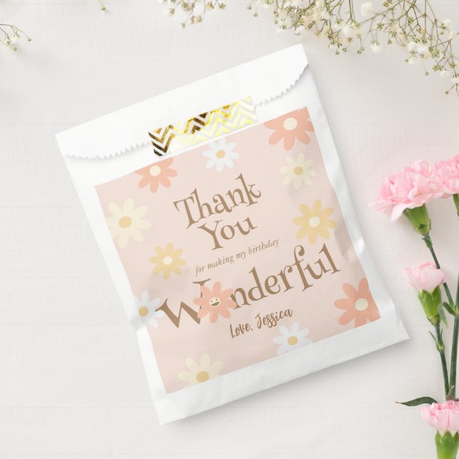Cute Thank You For Making My 1st Birthday Onderful Favour Bags (Sealed)
