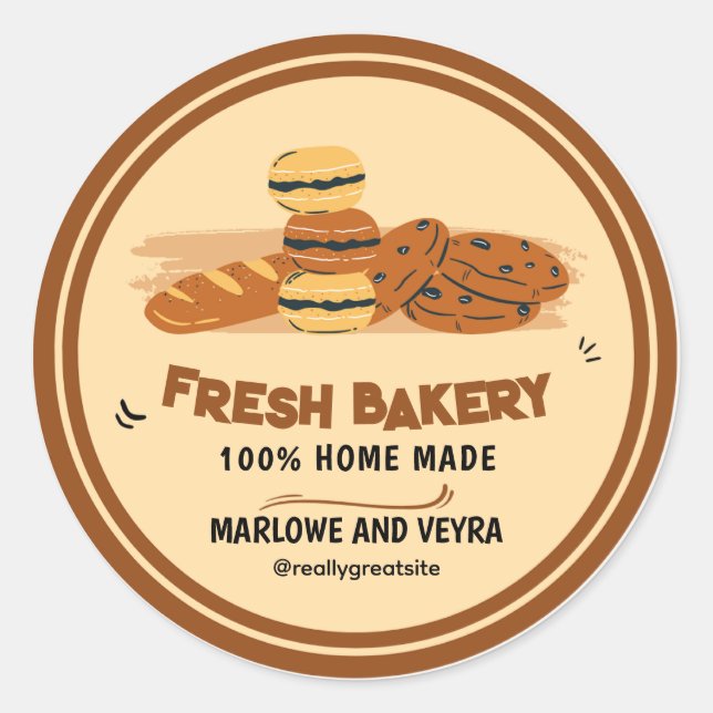 Cute Thank You Sticker Colourful and Elegant Desig (Front)