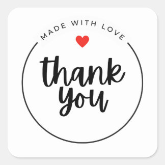 Cute Thank You Sticker | Small Business Packaging