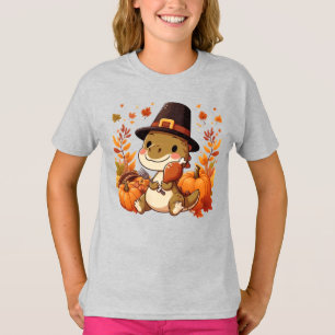 Cute Thanksgiving Dinosaur T-Shirt
